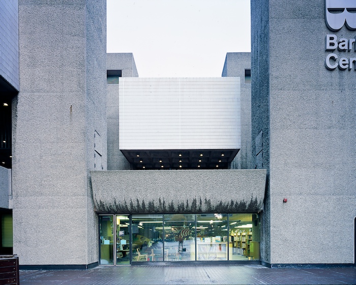 Barbican Centre from Defoe Place Podium